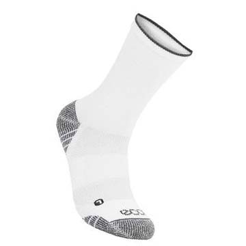 Men's Ecco Golf Crew Socks White | USA 836OKI